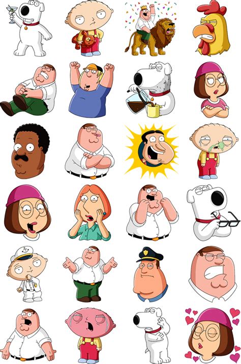 stickers family guy